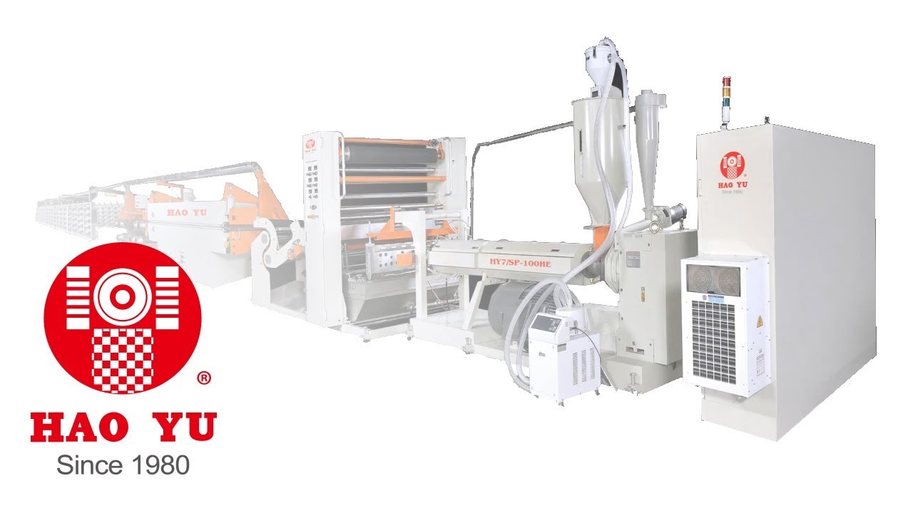 Tape Extrusion Line｜Raffia Tape Stretching Line｜خط بثق الشريط｜Línea de extrusión de cinta｜Hao Yu