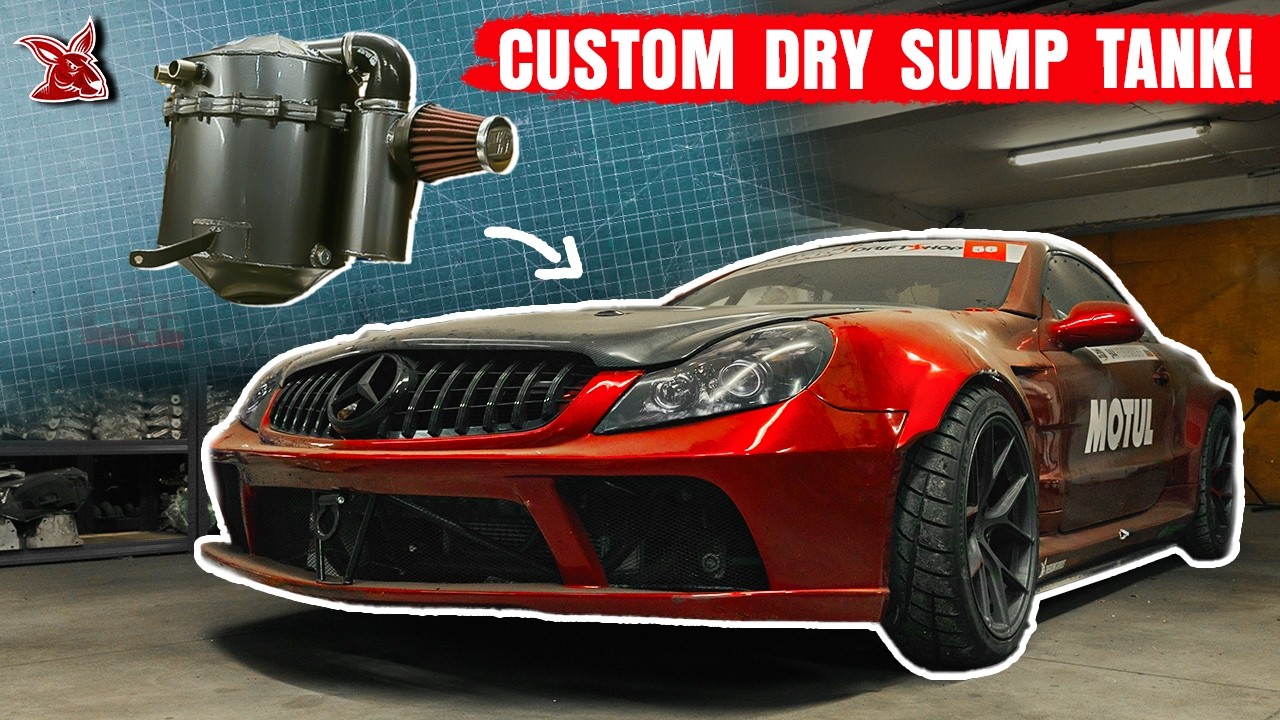 Drift Car UPGRADES! Why we Made a Dry Sump Tank From SCRATCH! | ENG SUBS