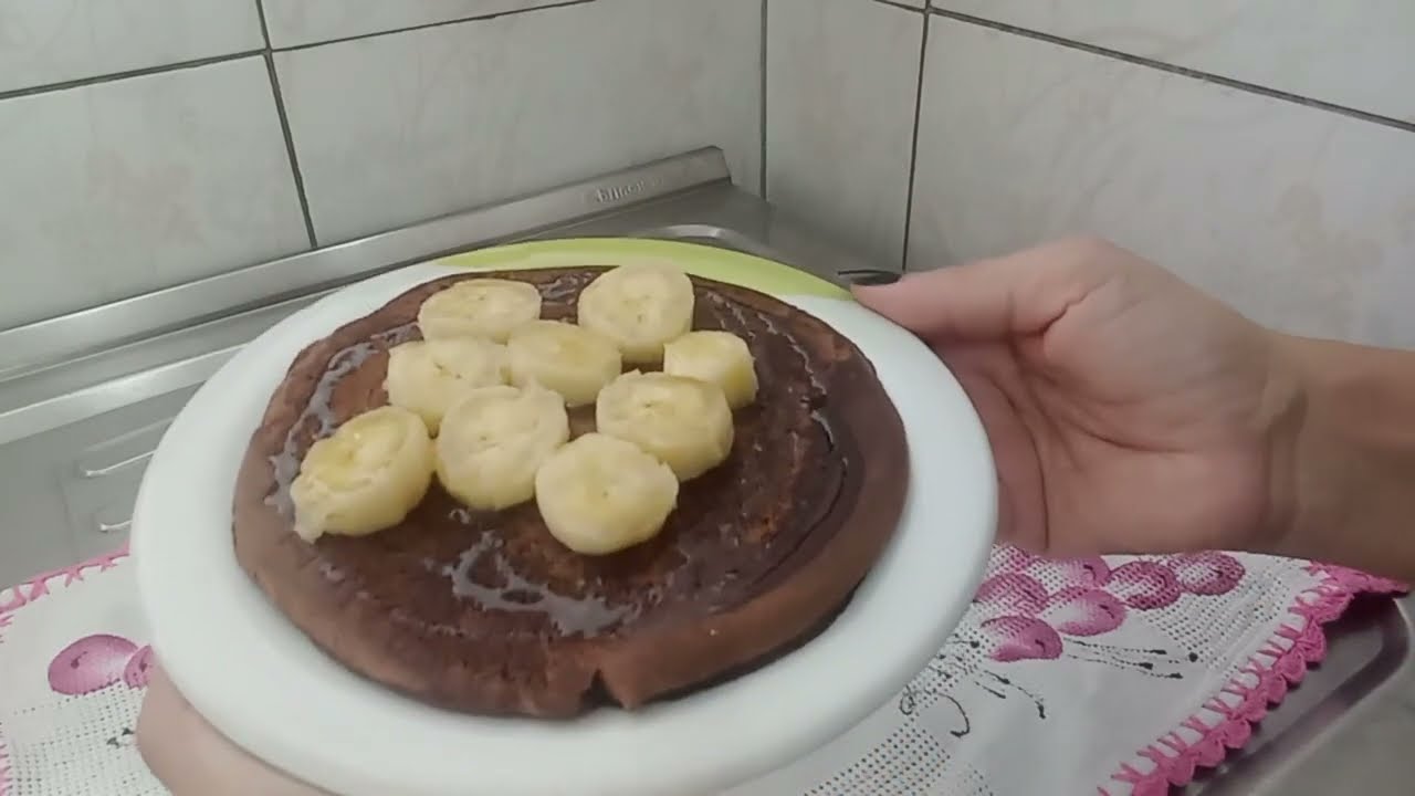 PANQUECA DE CHOCOLATE SEM FARINHA DE TRIGO