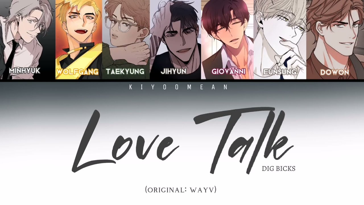 BL Manhwa Seme's - Love Talk (Cover) (Color Coded Lyrics)