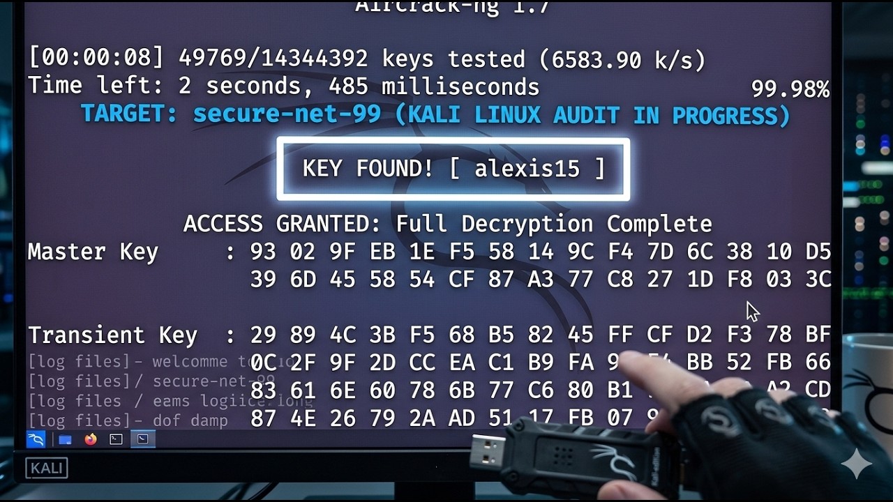 C&oacute;mo descifrar contrase&ntilde;as wifi WPA2 con AIRCRACK-NG Pruebas de penetraci&oacute;n WIFI