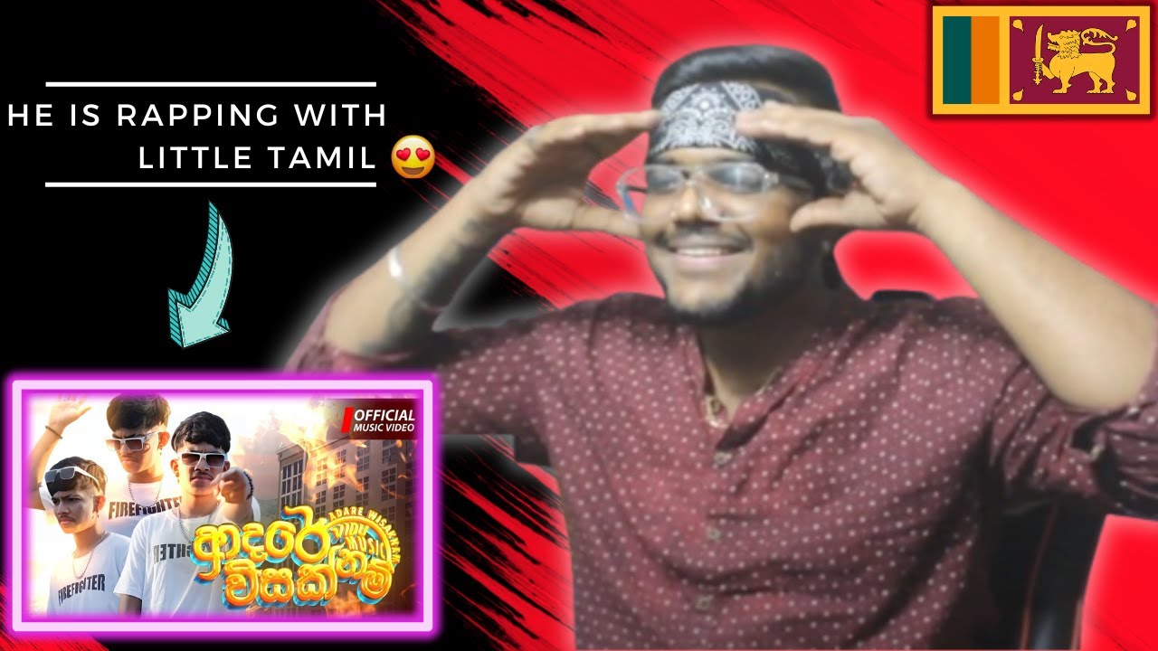 MR VIDU - ADARE VISAKNAM ( ආදරේ විසක්නම් ) | OFFICIAL MUSIC VIDEO | SINHALA RAP REACTION
