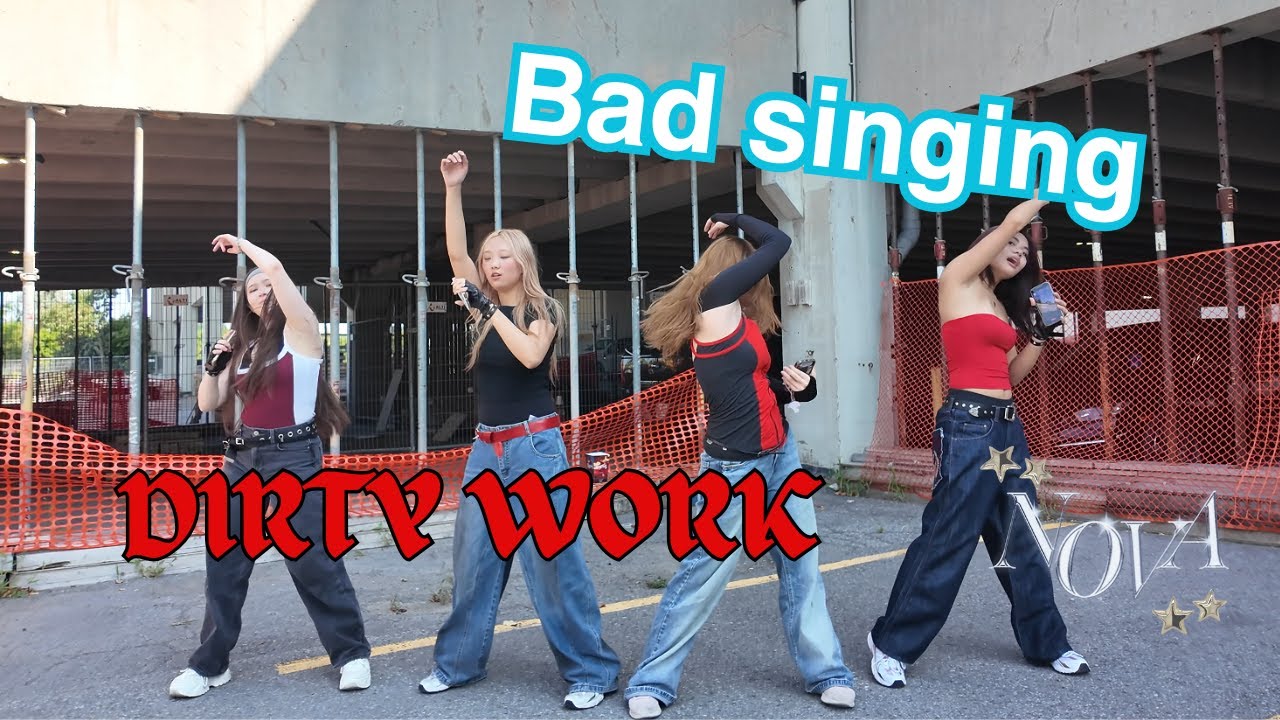 BADLY singing Dirty Work by Aespa | Nova dance from Canada