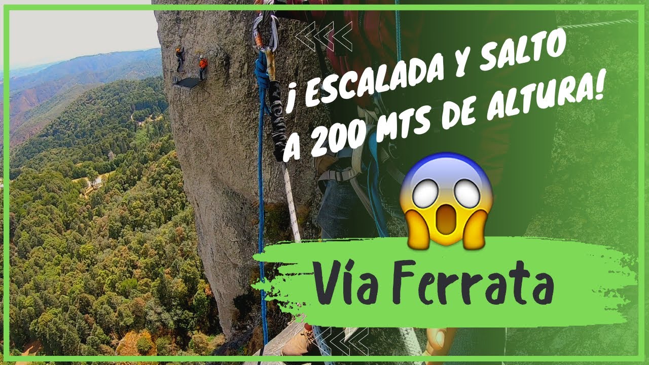 Vía Ferrata en MINERAL DEL CHICO  | EXTREMO a 200 METROS DE ALTURA