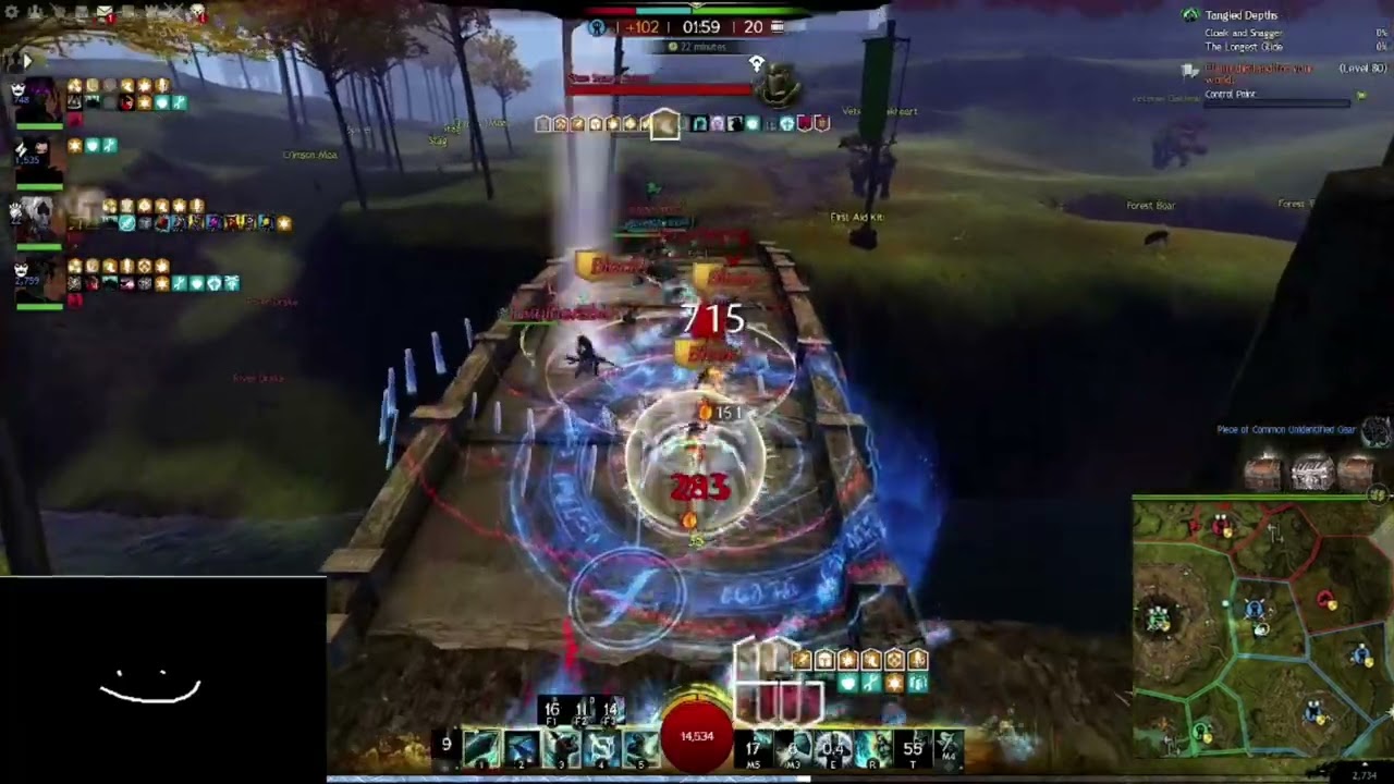 GW2 Willbender outnumbered WvW gameplay (compilation of stream highlights)