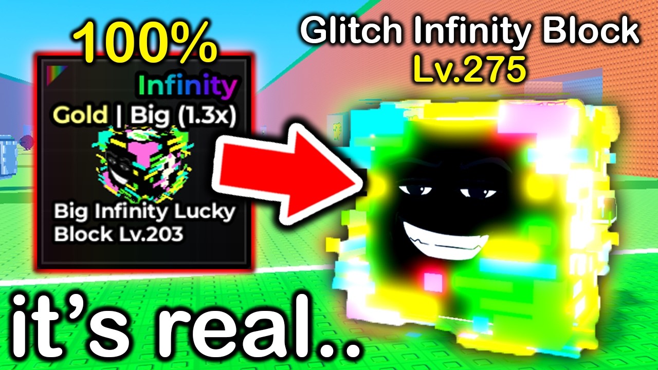 Using LUCKY STORM GLITCH For 100% INFINITY BLOCKS in Escape Tsunami For Brainrots