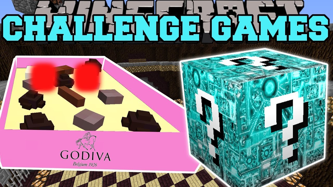 Minecraft: ИГРЫ-ИСПЫТАНИЯ «КОРОБКА ШОКОЛАДА» — Мод Lucky Block — Мини-игра с модами