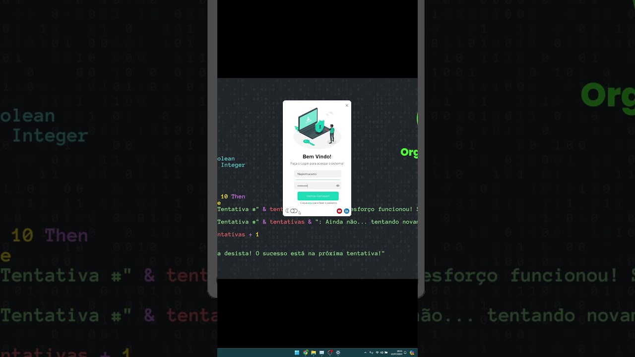 Crie uma Tela de Login Moderna em VBA com Design UI/UX - Passo a Passo