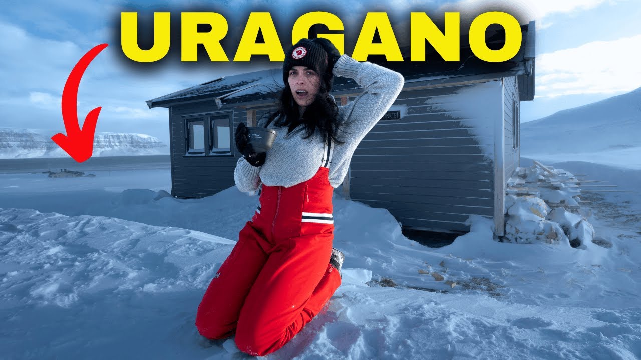 Vita PRIMITIVA in una BAITA ISOLATA: SOPRAVVIVERE a una TEMPESTA di NEVE alle Svalbard