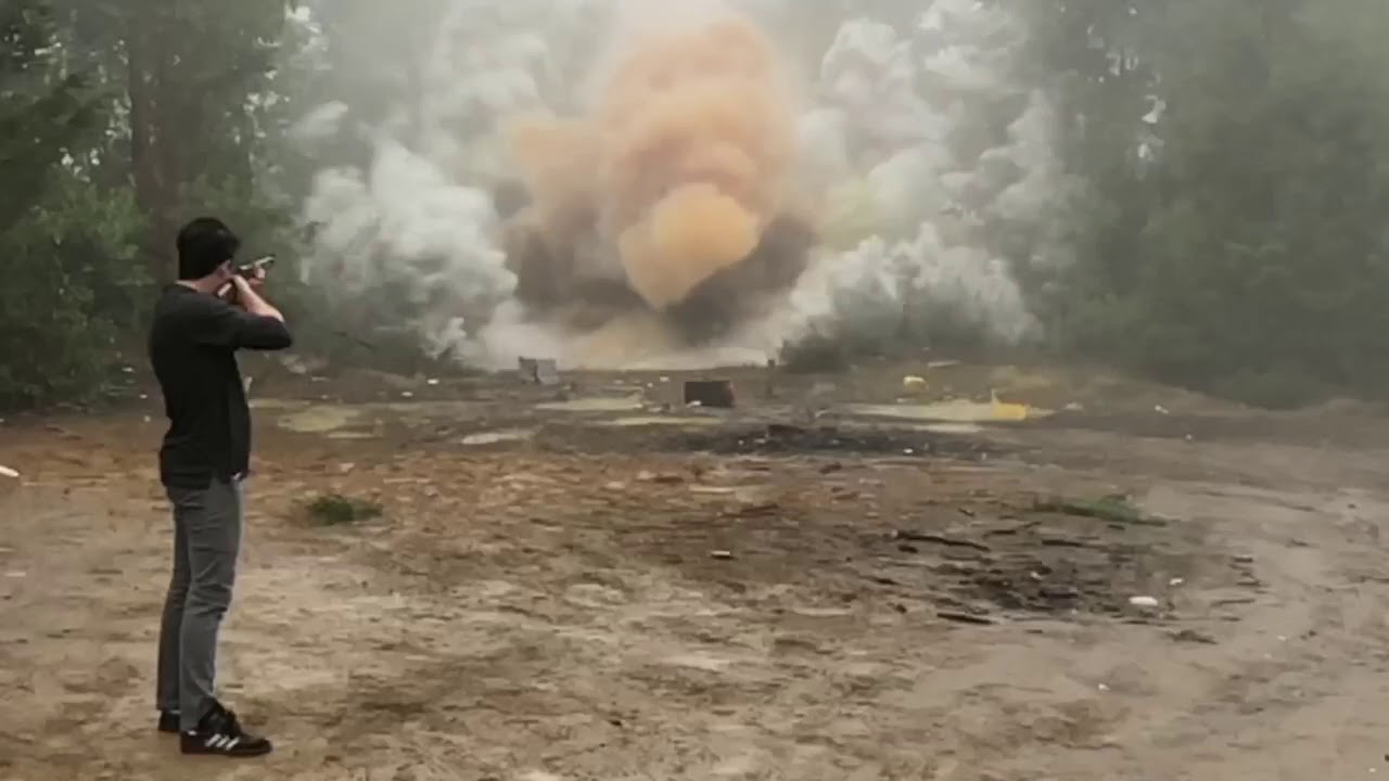 50lbs Tannerite from way too close