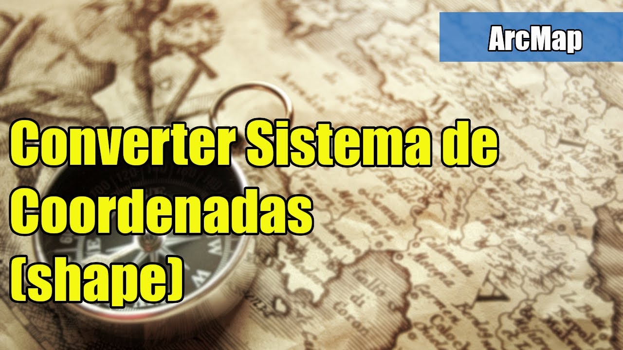 Arcgis | Converter Sistemas de Coordenadas (Shapes)