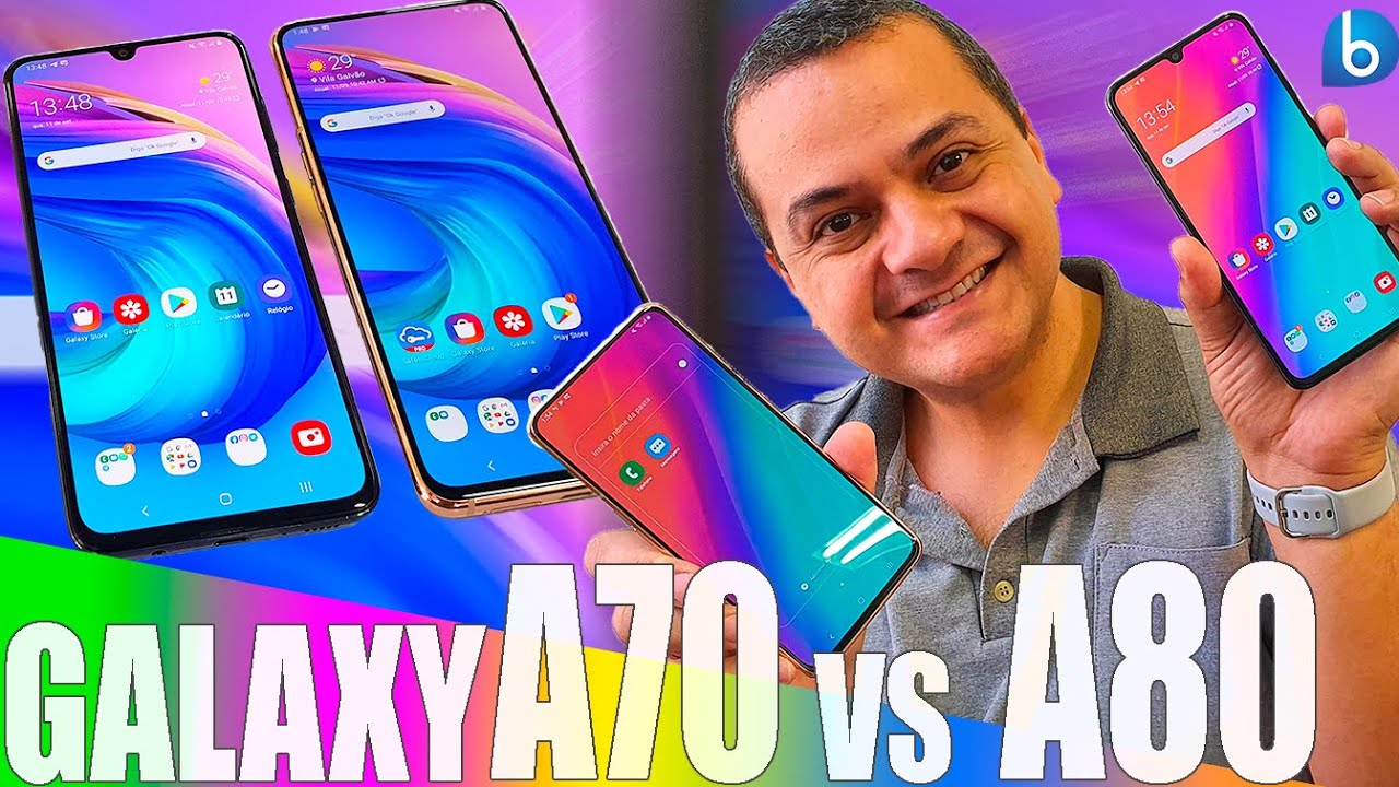 GALAXY A70 OU GALAXY A80? COMPARATIVO SAMSUNG