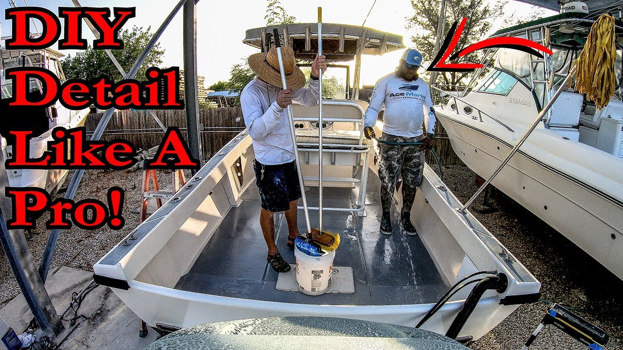 How Professional's Clean Boats!