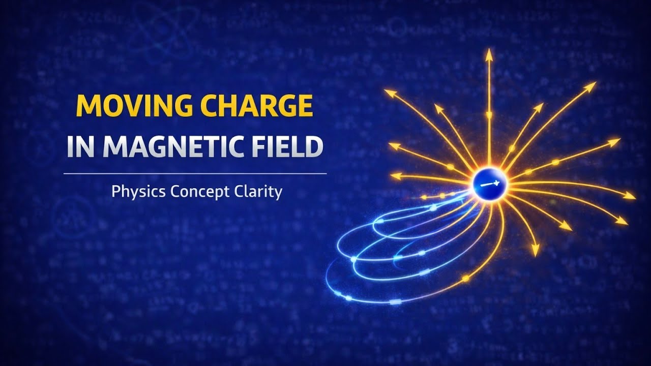 Moving Charge in Magnetic Field 🔥 | Lorentz Force Explained