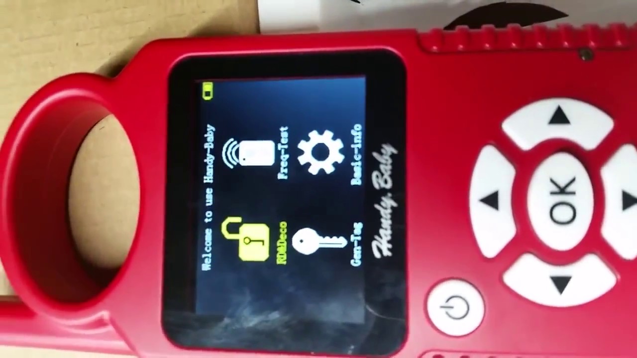 Работа с устройством для клонирования ключей авто Handy Baby(удобный малыш)