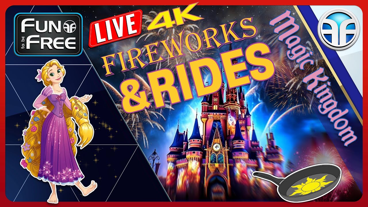 🔴 LIVE 4K: Magic Kingdom 2026 - Fireworks & Ride POVs (Walt Disney World Live Stream)