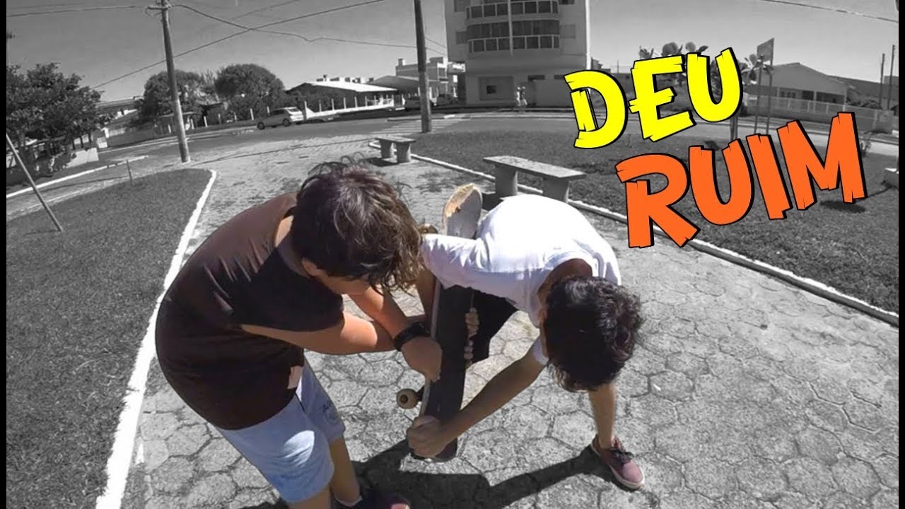 TROLLEI MEU IRMÃO E ELE CHOROU- SKATE!