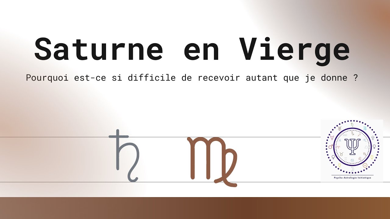 Saturne en Vierge