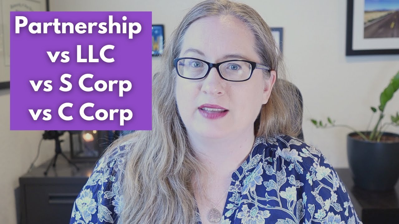 Partnership vs LLC vs S Corp vs C Corp -- which entity is right for your multi-owner business?