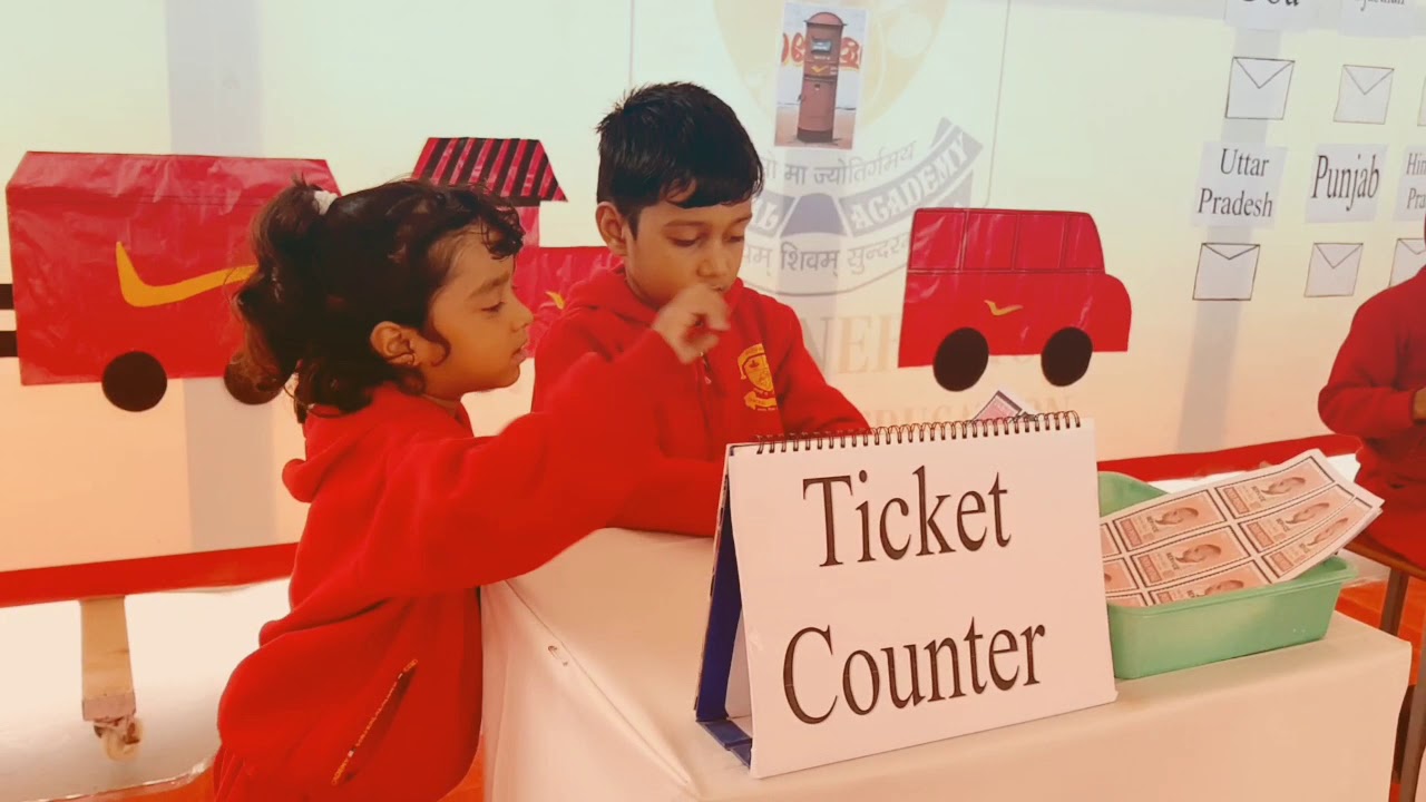 Post Office Activity By Pre Primary Students.