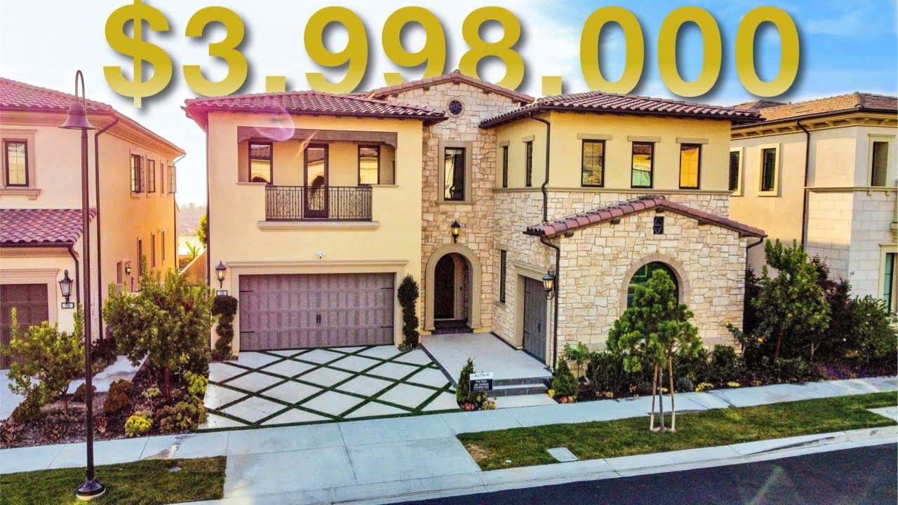 TOURING A $3,998,000 IRVINE HOME BUILT BY TOLL BROTHERS