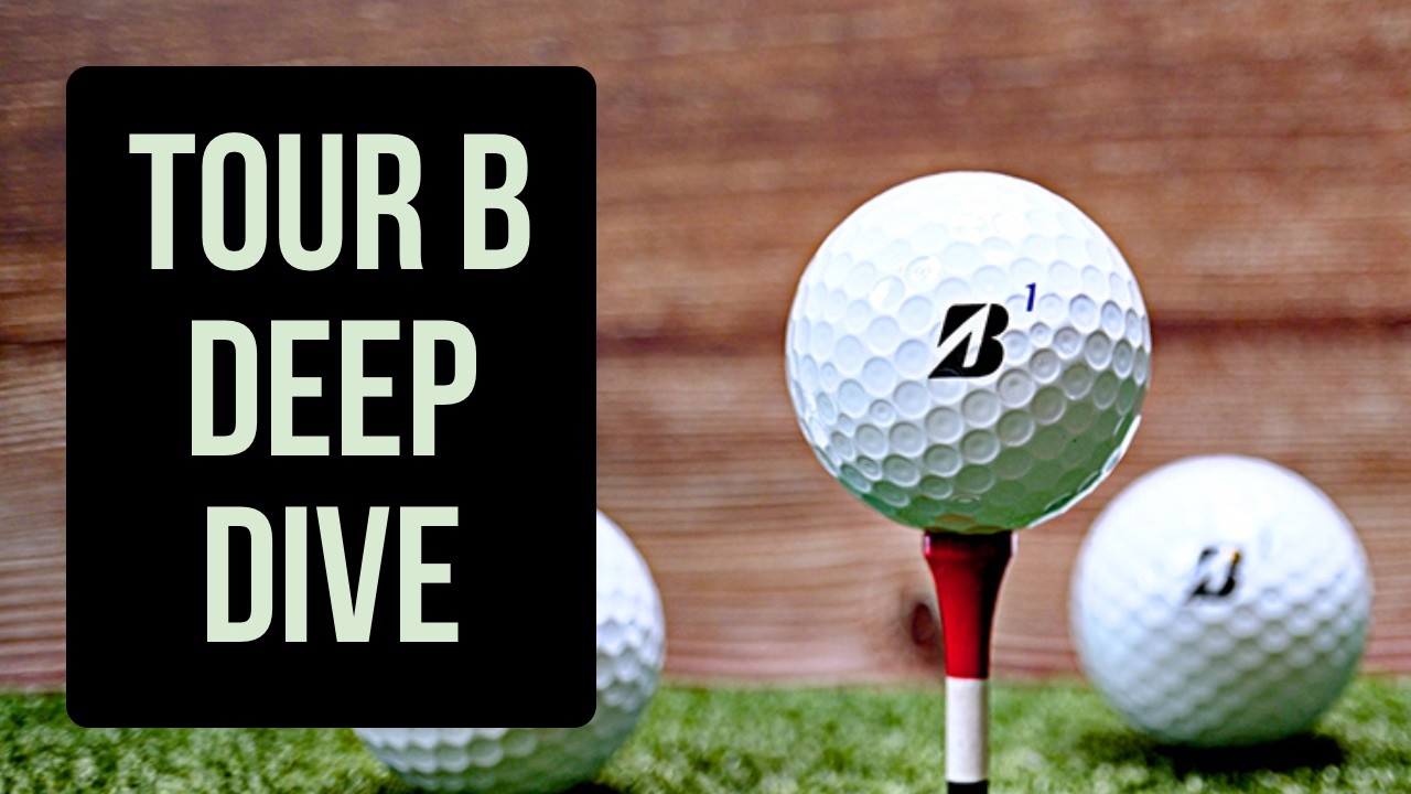 Мячи для гольфа Bridgestone Tour B, не попавшие на поле.