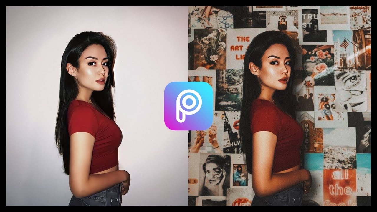 COMO CAMBIAR EL FONDO DE UNA FOTO CON PICSART | ANDROID & iOS