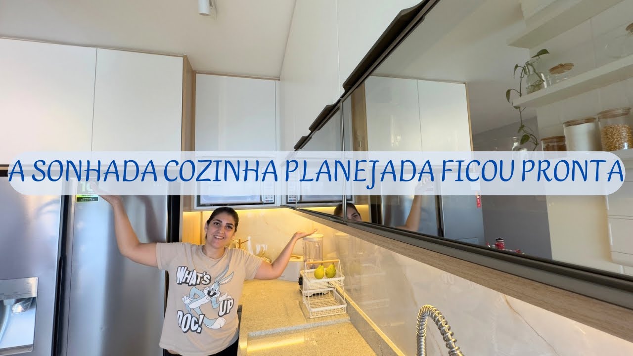 A SONHADA COZINHA PLANEJADA FICOU PRONTA, FICOU INCRÍVEL, MAIS QUE ESPERÁVAMOS