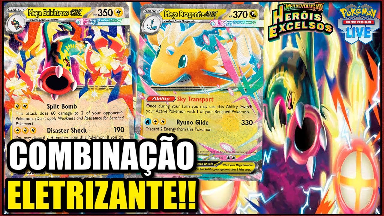 Mega Dragonite + Mega Eelektross: Combo Interessante | Pokémon TCG Live