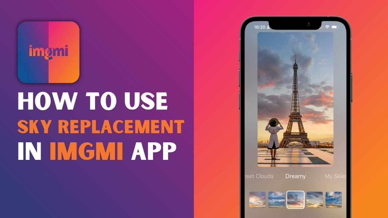 IMGMI App - How to use Sky Replacement Tool
