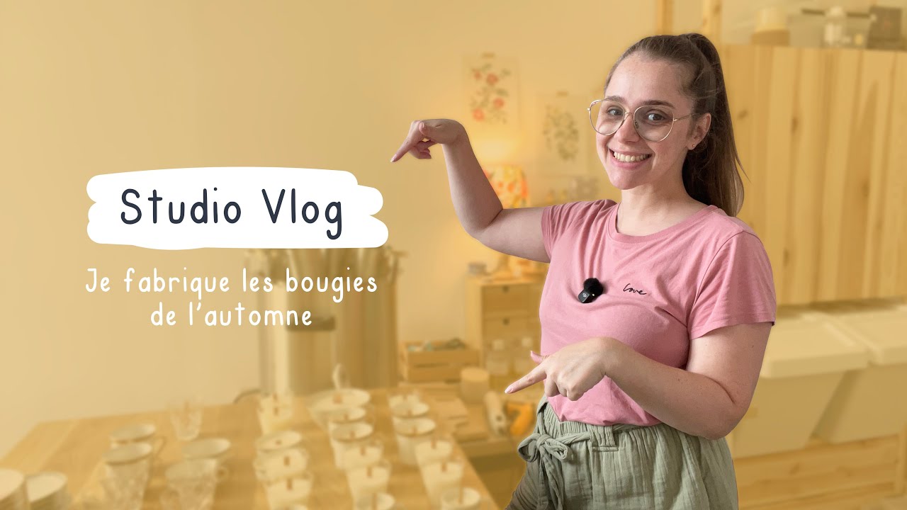 ✨ Studio Vlog n°25 ✨ J'ai besoin de vous pour ma collection de bougies d'automne !