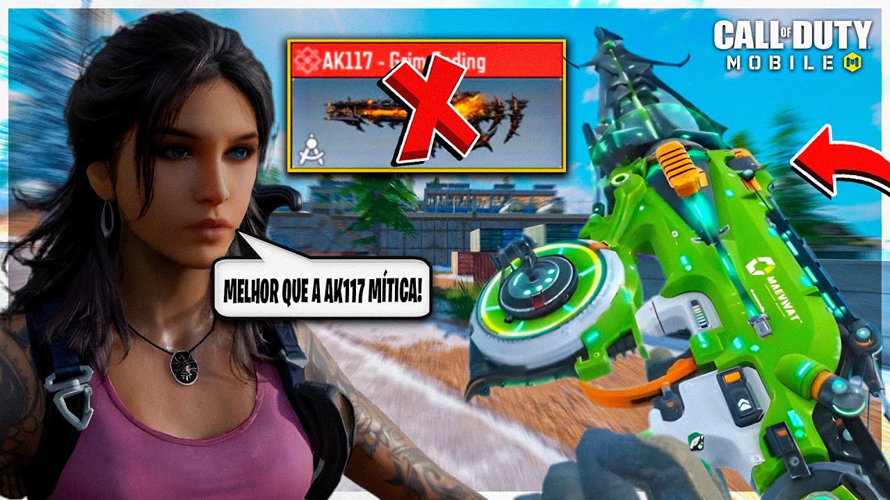 *NOVA* AK117 LENDÁRIA é MUITO MAIS ROUBADA que a AK117 MÍTICA! (AK117 ALPINISTA) - COD MOBILE