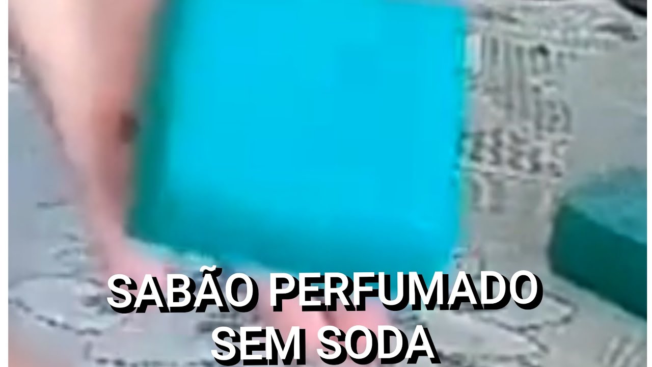 SABÃO FEITO COM DESINFETANTE ( SUPER PERFUMADO 