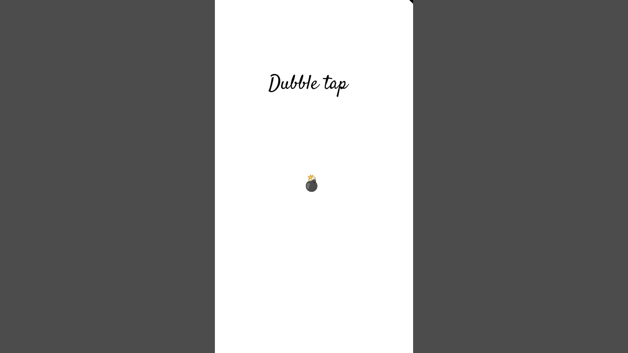 *"🔥 DUBBLE TAP BOMB CHALLENGE 🔥 1 TAP = 1 EXPLOSION 😱 MIND-BLOWING SCORE! 🚀"*