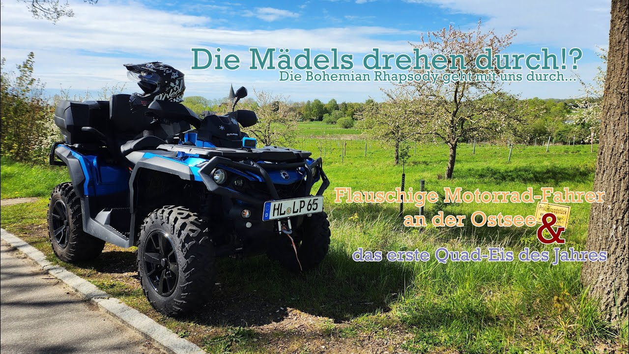 Die Mädels drehen hinterm Steuer durch! + flauschige Motorrad-Fahrer  || CAN-AM OUTLANDER 650