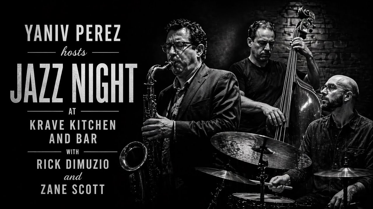 Yaniv Perez Hosts Jazz night at Krave’s Episode 25