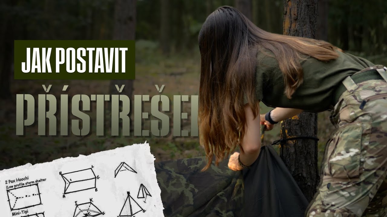 Jak přežít noc na KZP? Nauč se postavit přístřešek!