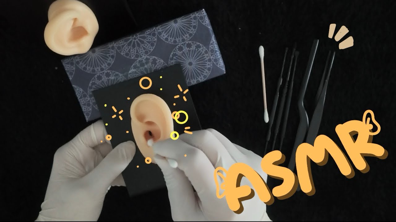너무 쎄게 파서 망해버린 귀청소 asmr | 라텍스장갑 | 초보
