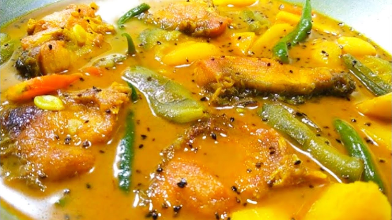 শীতের সবজি দিয়ে  তেলাপিয়া মাছ 