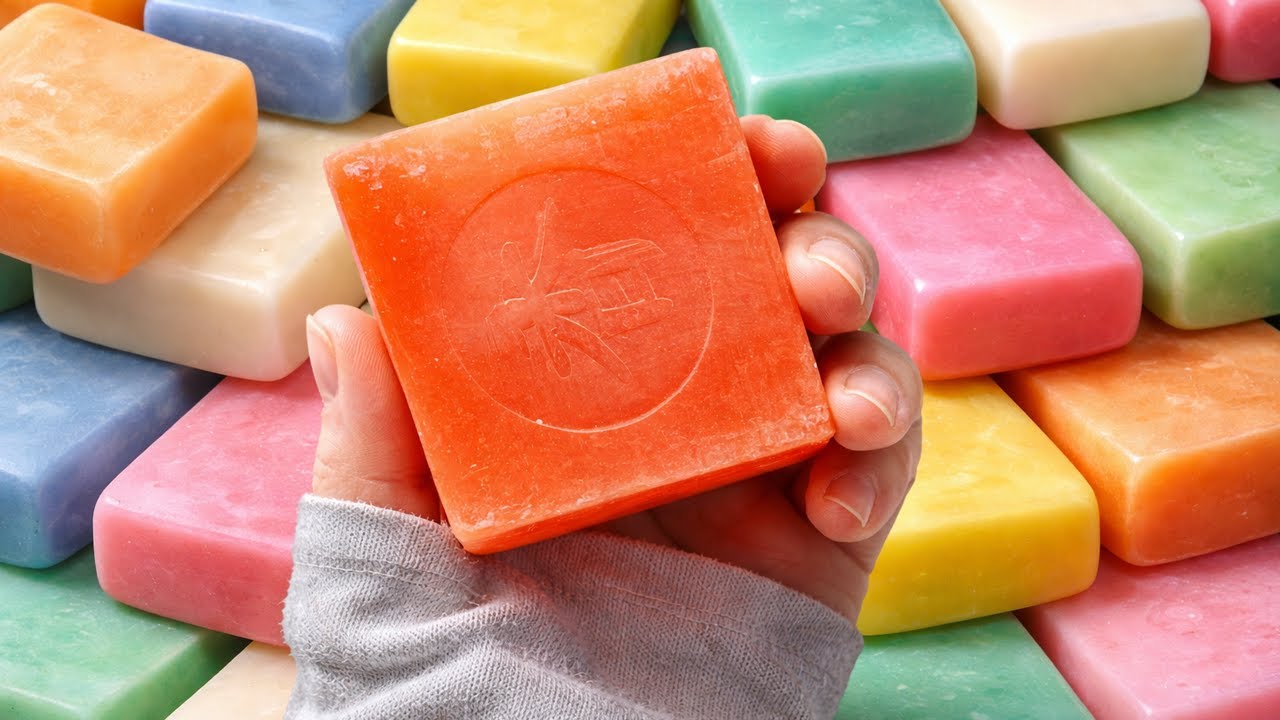 Silent Soap Cutting ASMR | Smooth Cuts for Stress Relief