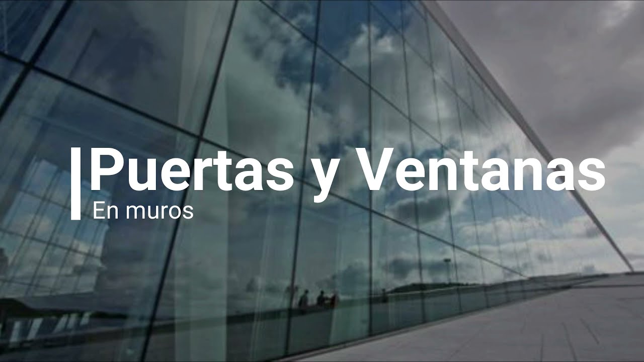 Puertas y Ventanas en Muros Cortina - Revit