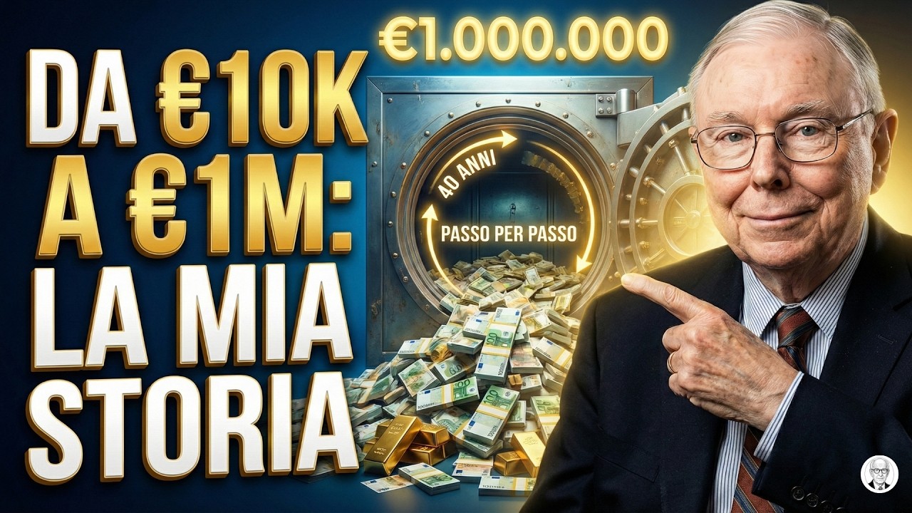 Come ho trasformato €10.000 in €1.000.000 iniziando a 40 anni (passo per passo)