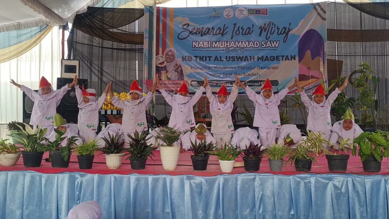Tari Indang - Isra Mi'raj KB TKIT Al Uswah Magetan