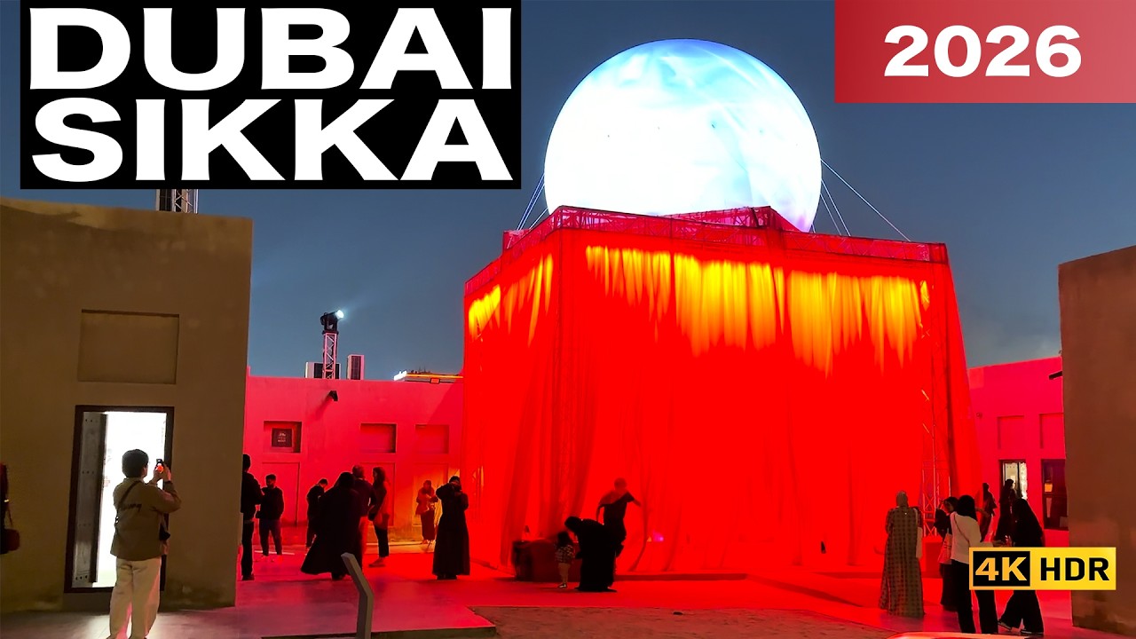 Dubai Sikka Art & Design Festival 2026 | 4K HDR | Dubai Tourist Attraction