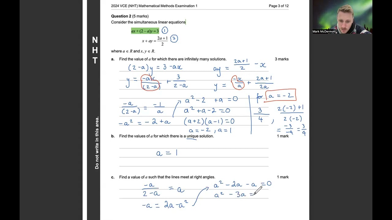 2024 NHT Methods Exam 1 Suggested Solutions