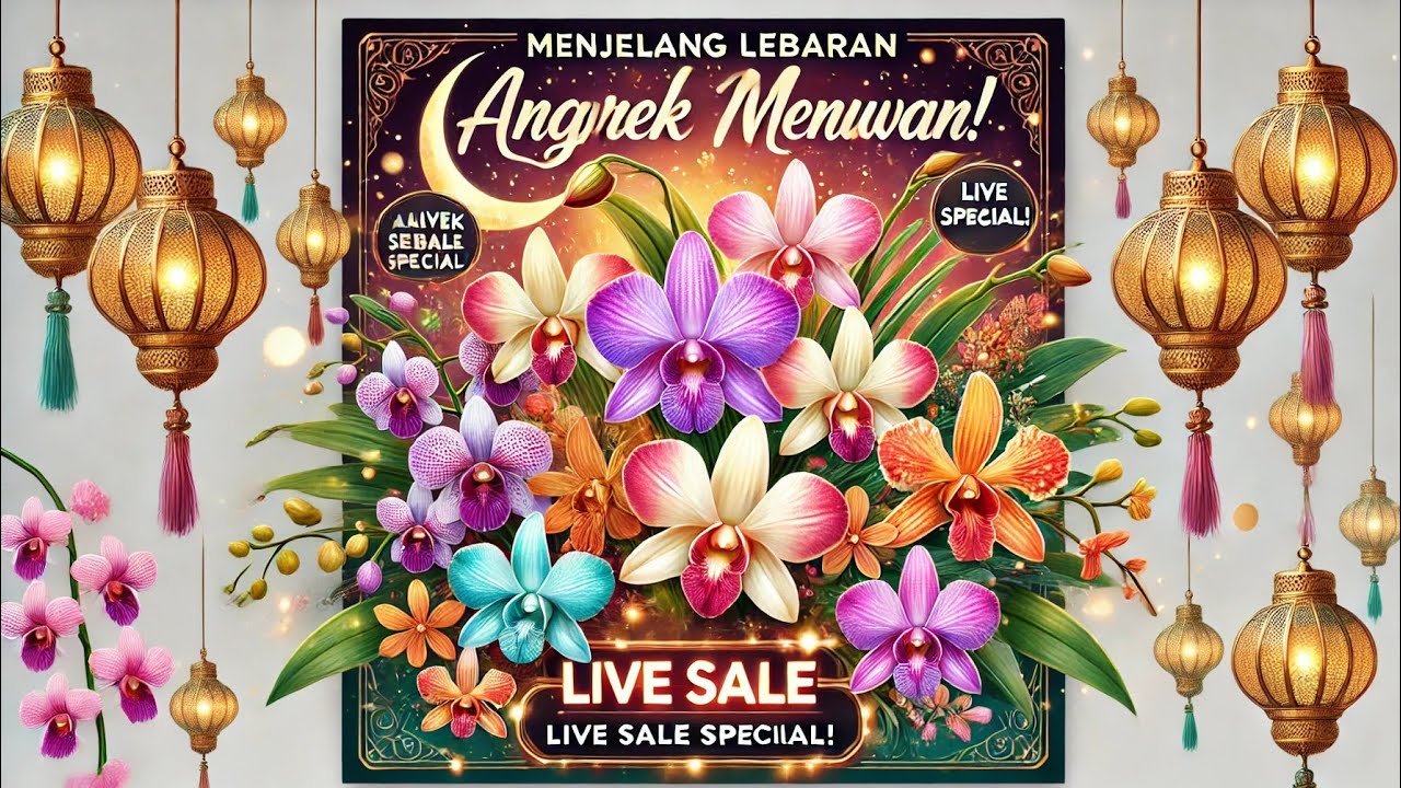 🔴Live Malam Koleksi Ungulan Harga Obral😻Sebu Anggrek Banyak Diskon✅️