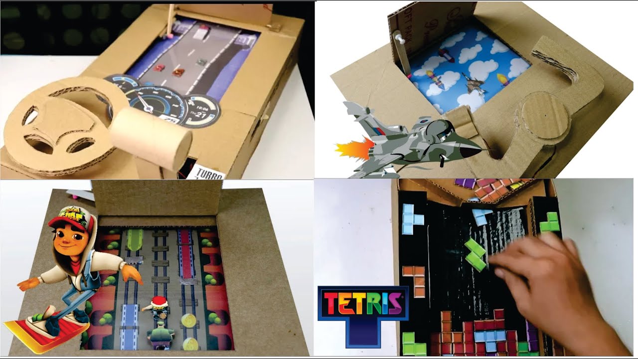 7 Amazing Cardboard Games Compilation