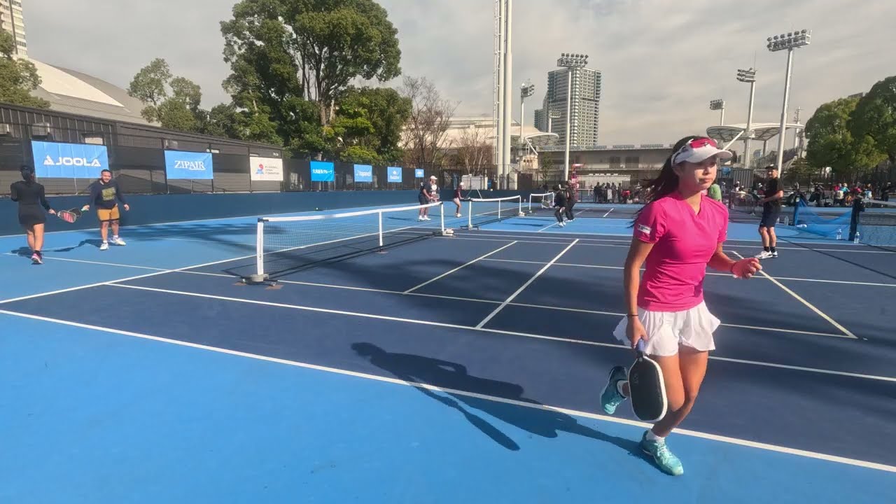 PJF Pickleball Championships 2025 Japan:12:11 07 Daniel Moore: Kei Sawaki vs Mayu Ito:Roman Estareja