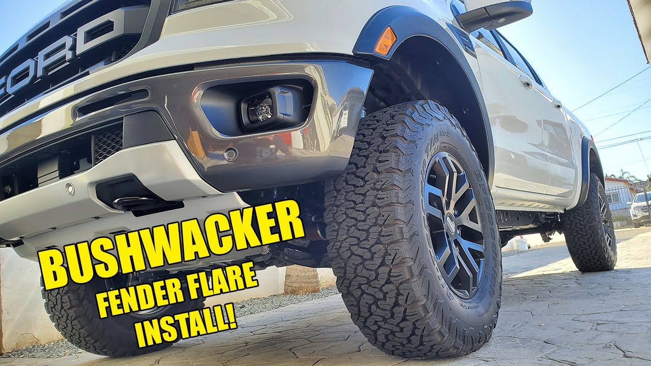 2019 Ford Ranger - Bushwacker OE-Style Fender Flares Installed