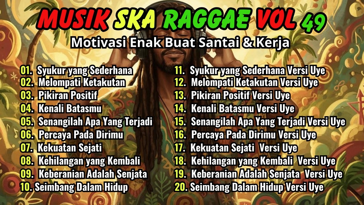Lagu Reggae SKA Terbaru 2026 Vol.49 🔥 Kumpulan Musik Santai🔥 Syukur yang Sederhana 🎸🎶 Roh Reggae Uye